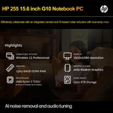 Laptop HP 255 G10, 16GB RAM, 1TB SSD, Ryzen 3 7330U