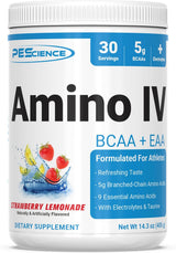 Amino IV BCAA & EAA PEScience, Hidratación y Recuperación, 60 Scoop