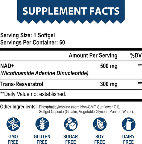 Suplemento de NAD eficiente para el metabolismo GIORANA