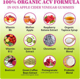 Suplemento para control de apetito, Apple Cider Vinegar, 60 gomitas