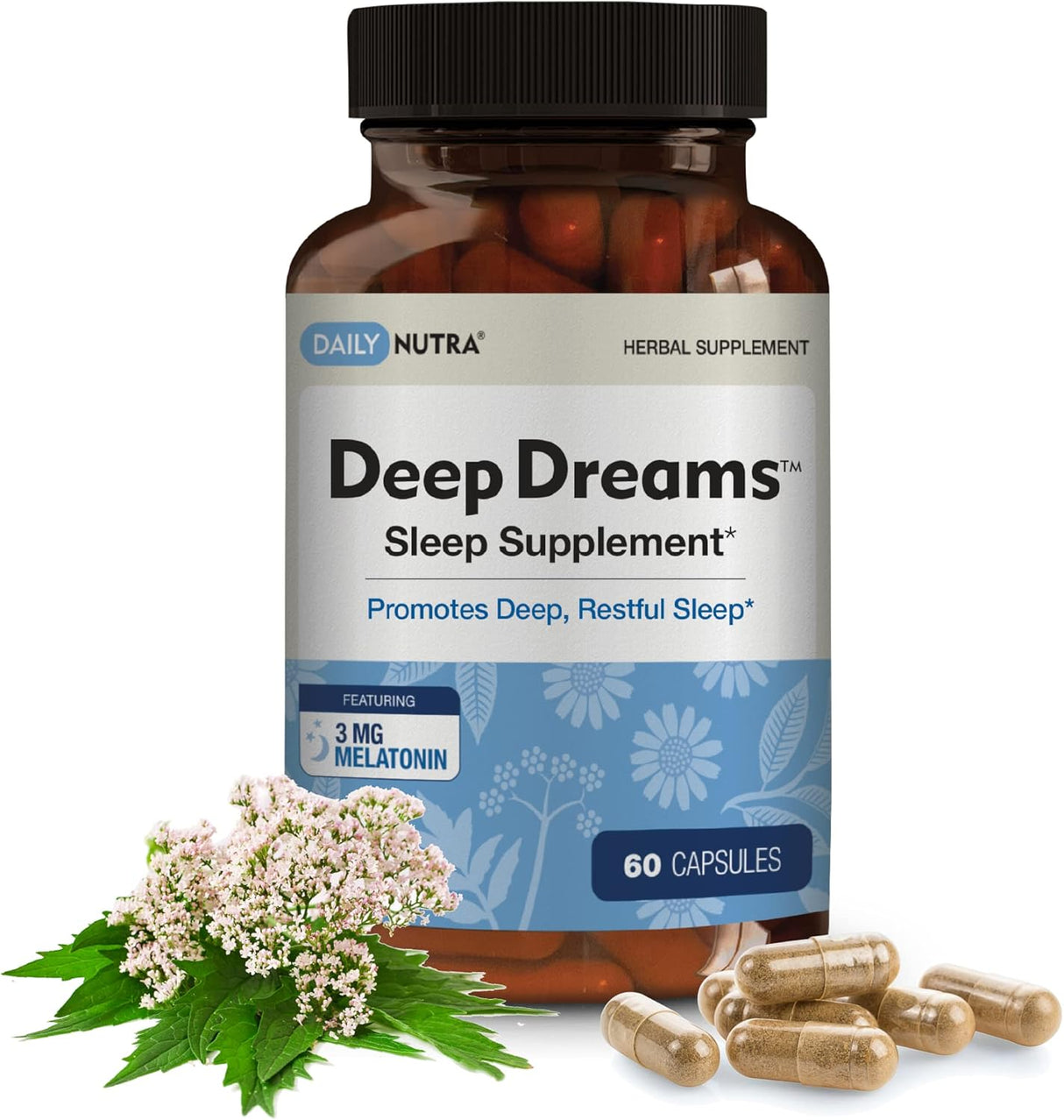 Suplemento natural para dormir promueve un sueño profundo
