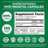 Suplemento Myo-Inositol para SOP 120 cápsulas vegetarianas