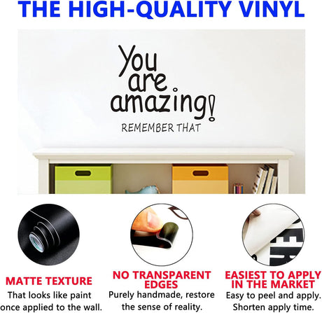 Vinilos Motivacionales para Niños, Fácil Aplicación, Modelo 18x15