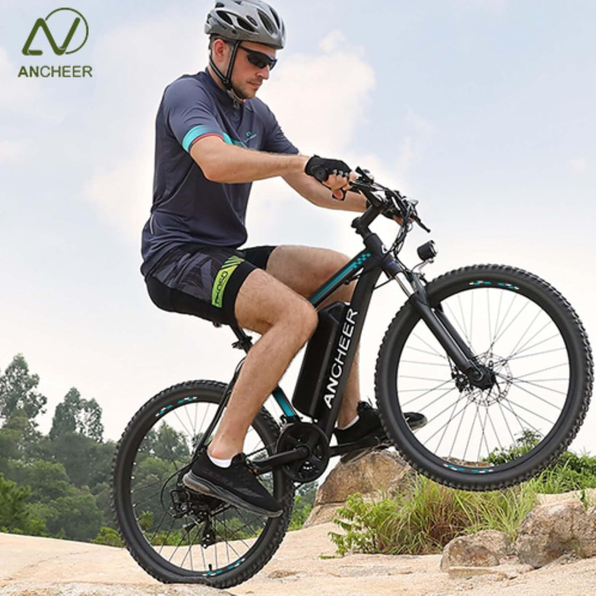 Bicicleta eléctrica ANCCHER 500W, 750W, batería 48V, 55 millas