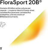 Suplemento probiótico FloraSport 20B 20 mil millones 30 und
