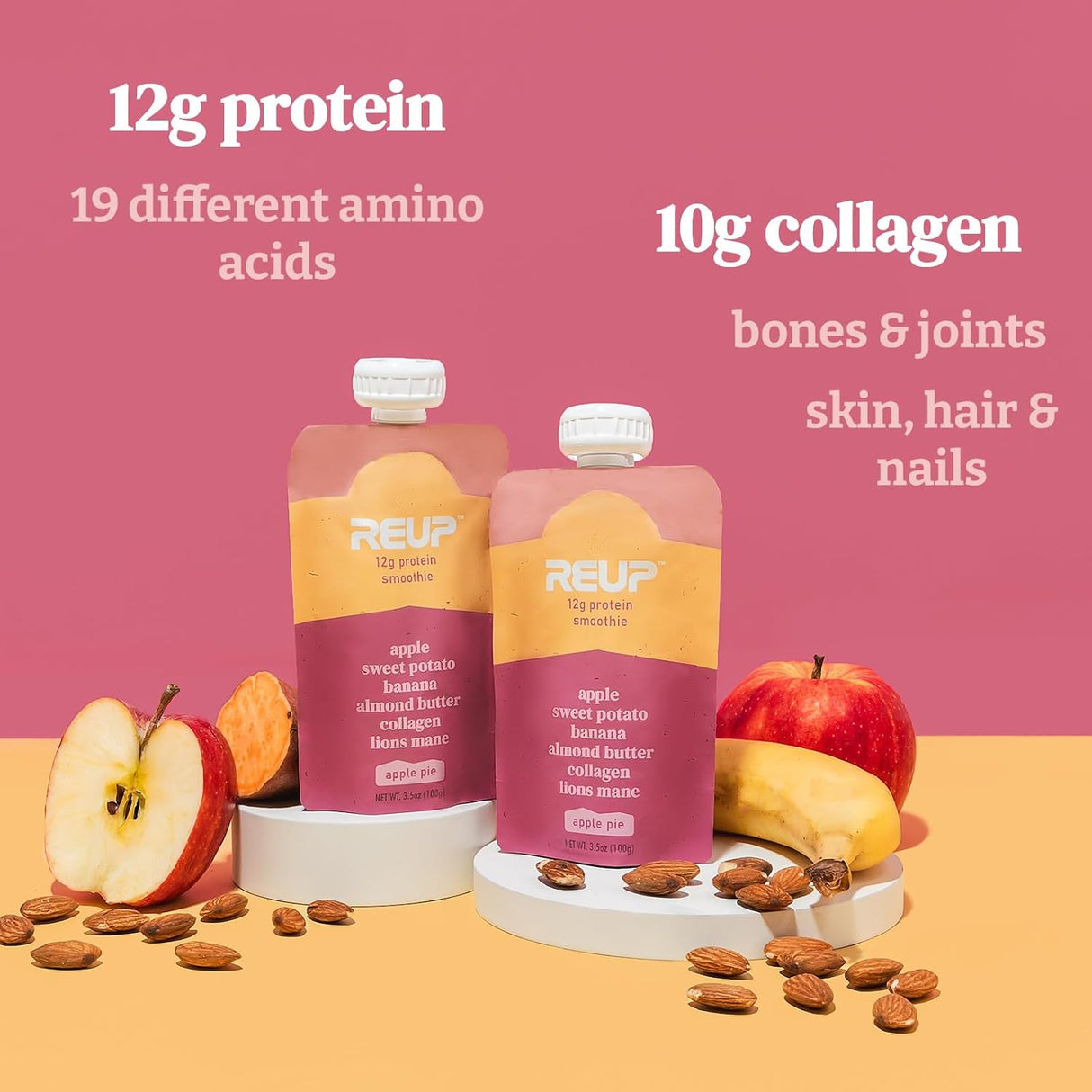 Batido de proteína de colágeno proteína deliciosa Reup