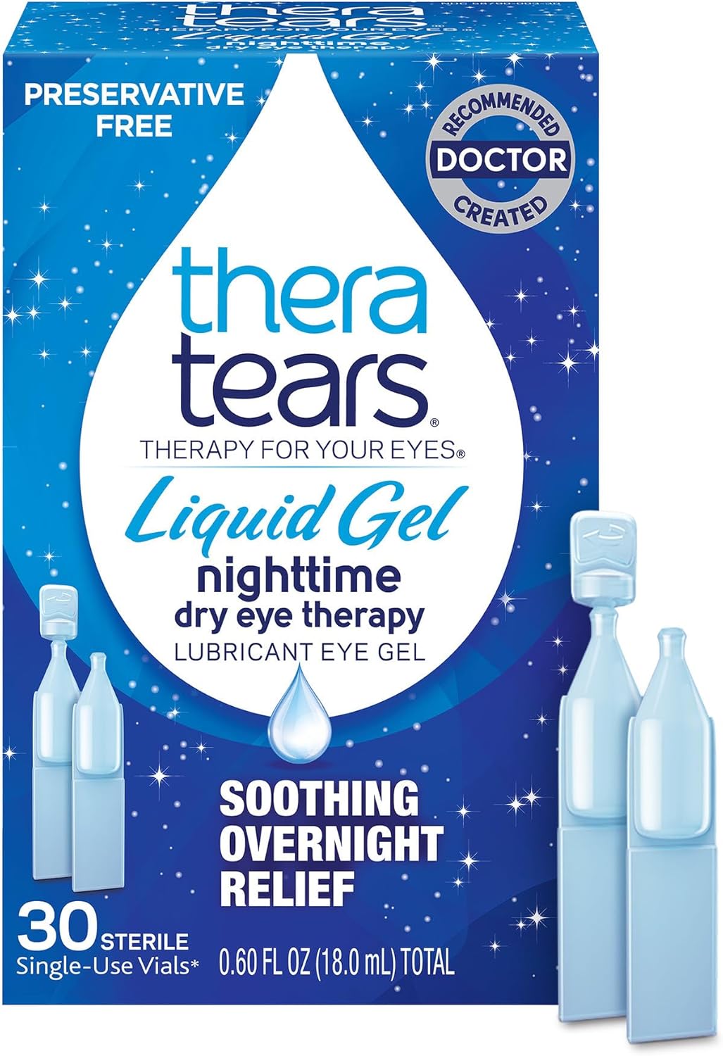 Lágrimas Líquidas Gel de Noche Theratears 30 viales