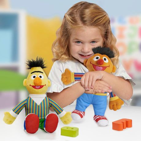 Muñecos de peluche Bert y Ernie, Sesame Street, 2 piezas, 8