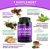 Cápsulas 6 en 1 Maca y Ashwagandha - Energía y Ánimo, 360 Uds.