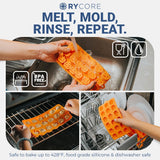 Moldes de Silicona para Halloween 2-Pack, 18 Calabazas, BPA Free