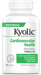 Suplemento Cápsulas con extractos de ajo añejado Kyolic 200u