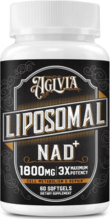 Suplemento Liposomal NAD 1800 MG, Energía y Reparación, 60 Cápsulas