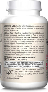 Suplemento Jarrow Formulas Red Yeast Rice 1200 mg &  Co-Q10