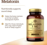 Melatonina Solgar 5 mg, 120 Nuggets, Vegano, Sin Gluten