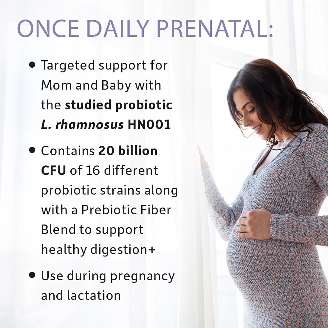 Suplementos Alimenticios Probiótico prenatal para mujeres
