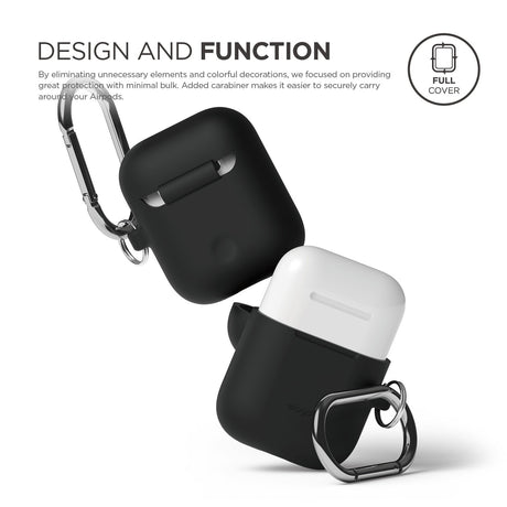 Estuche colgante AirPods [Negro]
