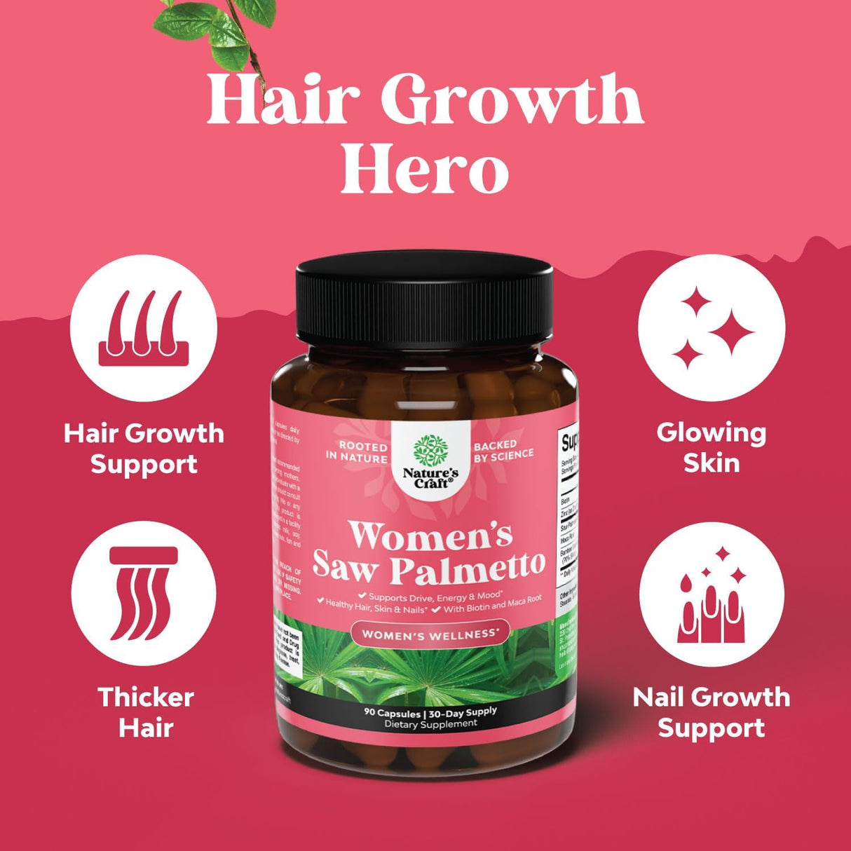 Vitaminas para el cabello Natures Craft