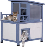 Casa de gato duradera para exteriores resistente Petsfit