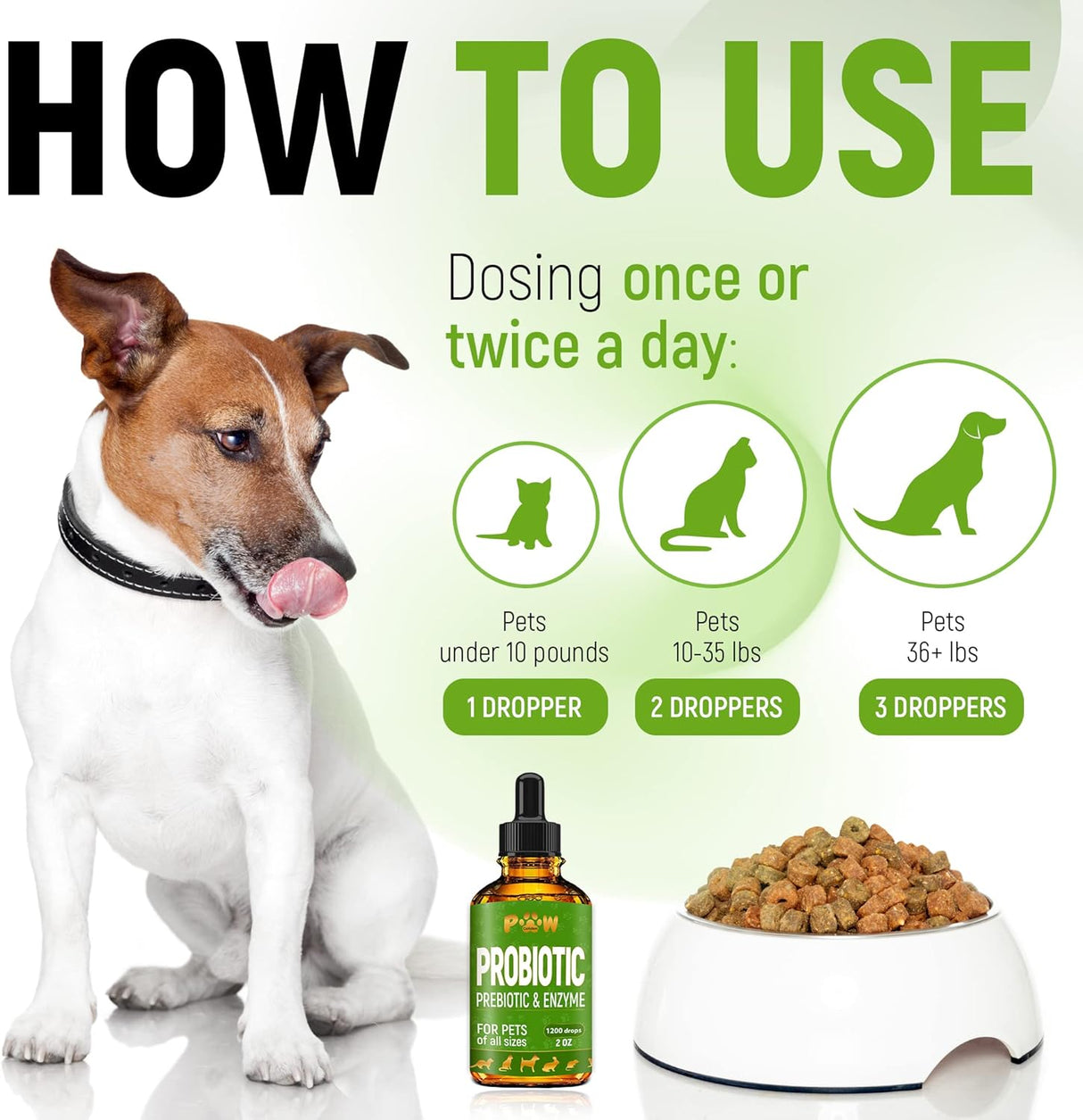 Vitaminas Probiótico para perros con enzimas
