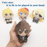 Peluches de tamaño pequeño de llavero Genshin Impact Figure