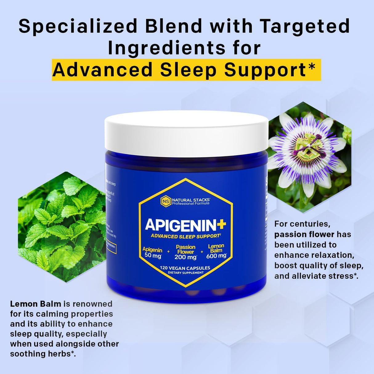 Suplemento 100% natural para dormir Extracto de pasiflora