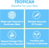 HARI Tropican Bird Food, alimento con cacahuetes 1.8 libras