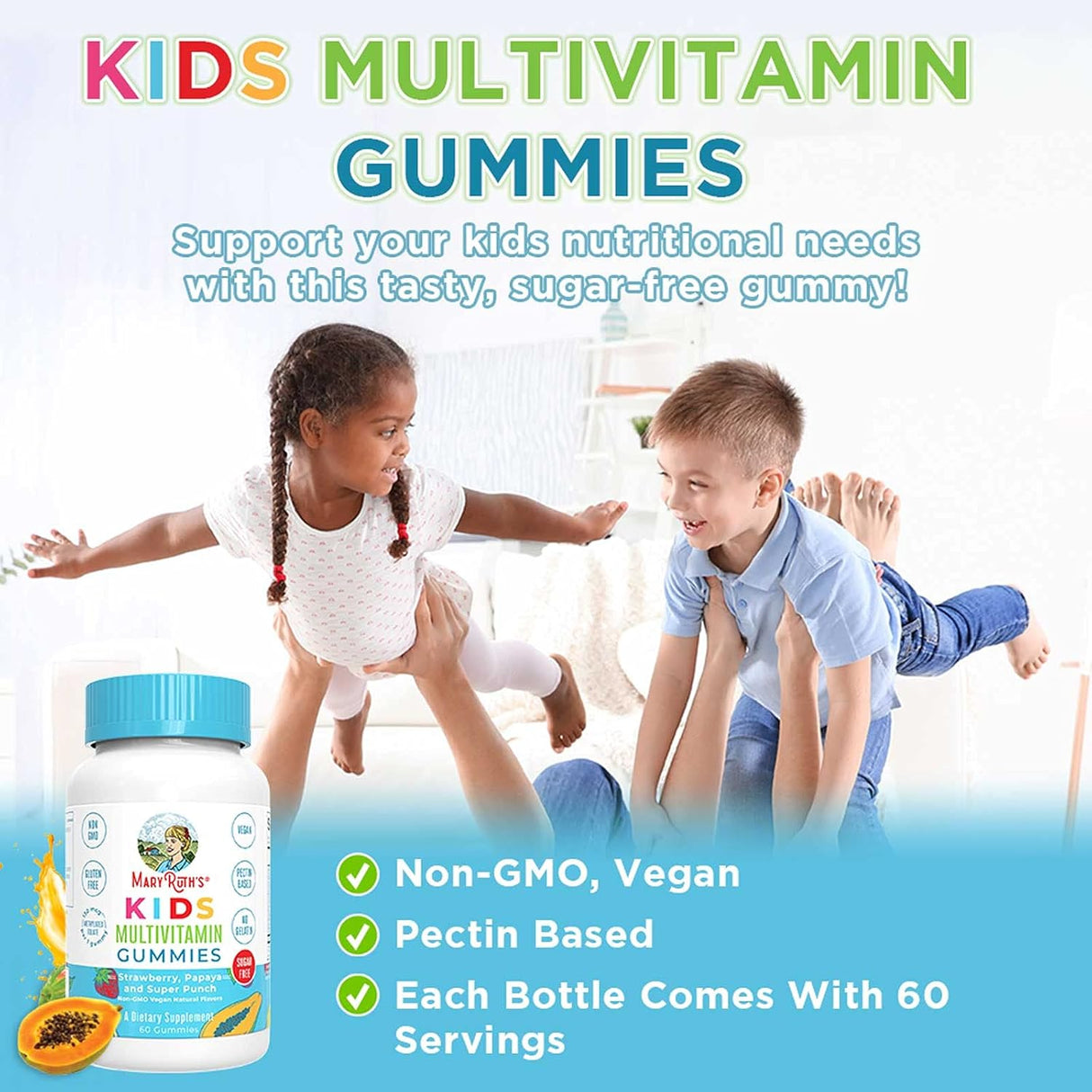 Suplementos Alimenticios multivitamínicas para niños