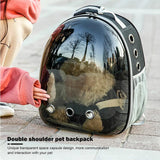Mochila transparente para mascotas aprobada por aerolíneas