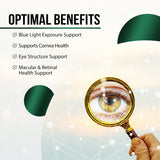 Vitaminas oculares con luteína zeaxantina arándano y zinc