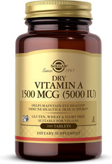 Suplementos Alimenticios de Vitamina A seca
