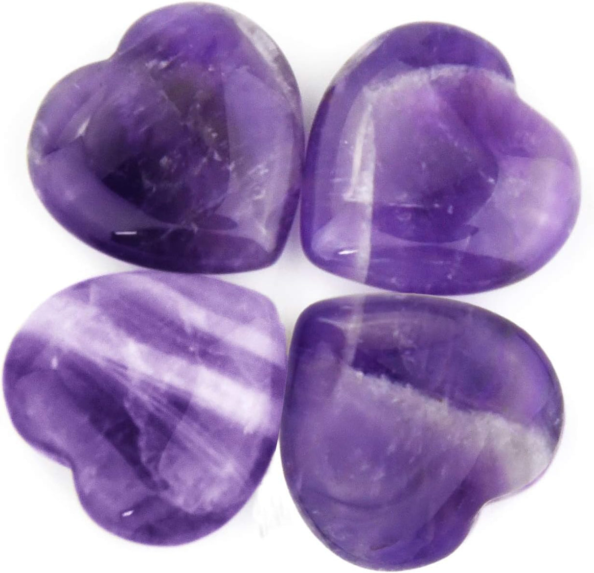 15 paquetes de cristal curativo de 0.8 pulgadas, amatista