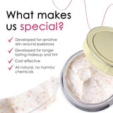 Perfección de cejas:exfoliante profesional de cejas