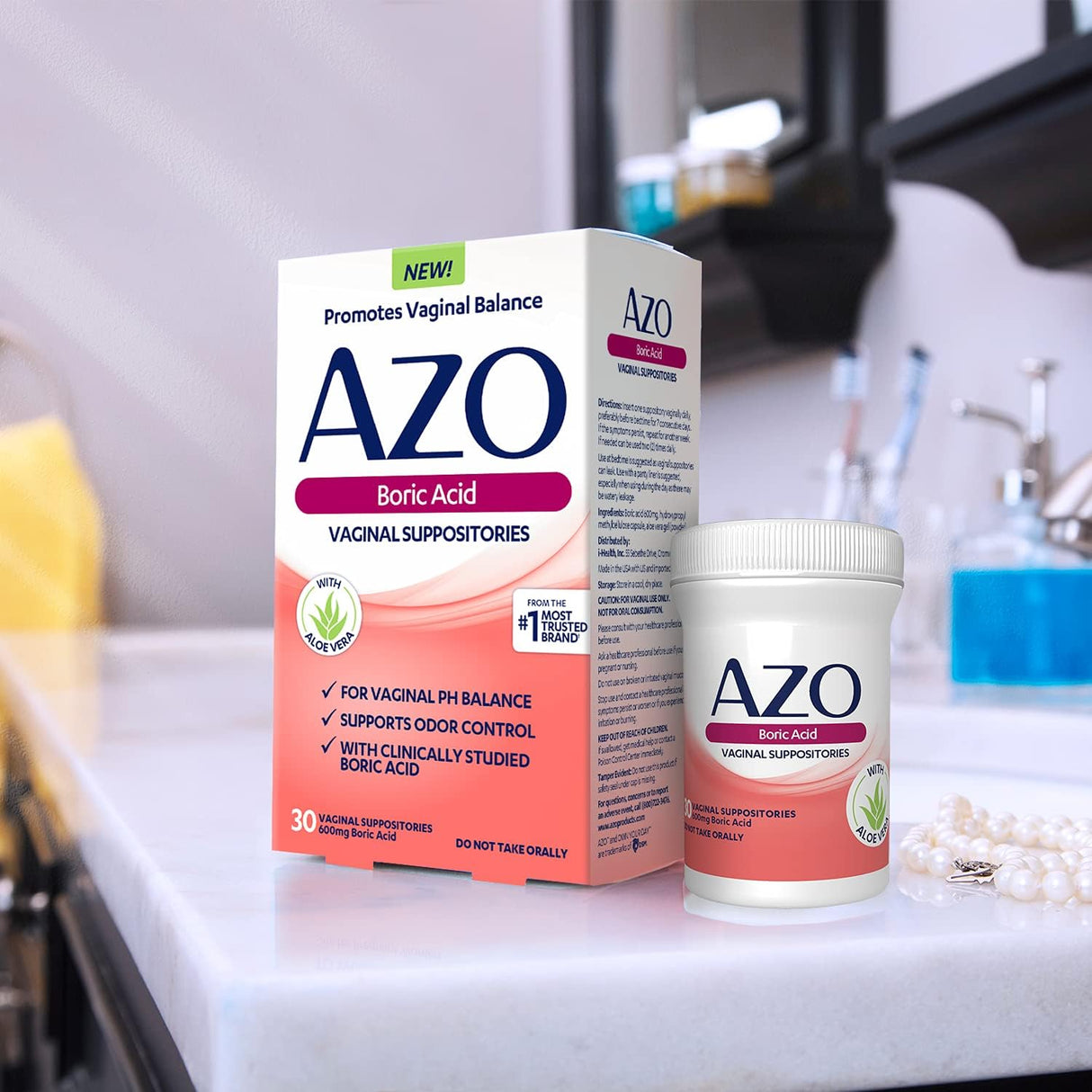 Suplementos Alimenticios Supositorios vaginales ácido bórico