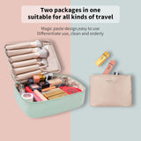 bolsa de viaje para cosméticos Queboom verde