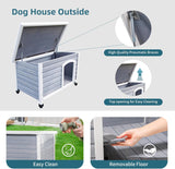 Casetas cuchas de madera para perros resistentes Petsfit