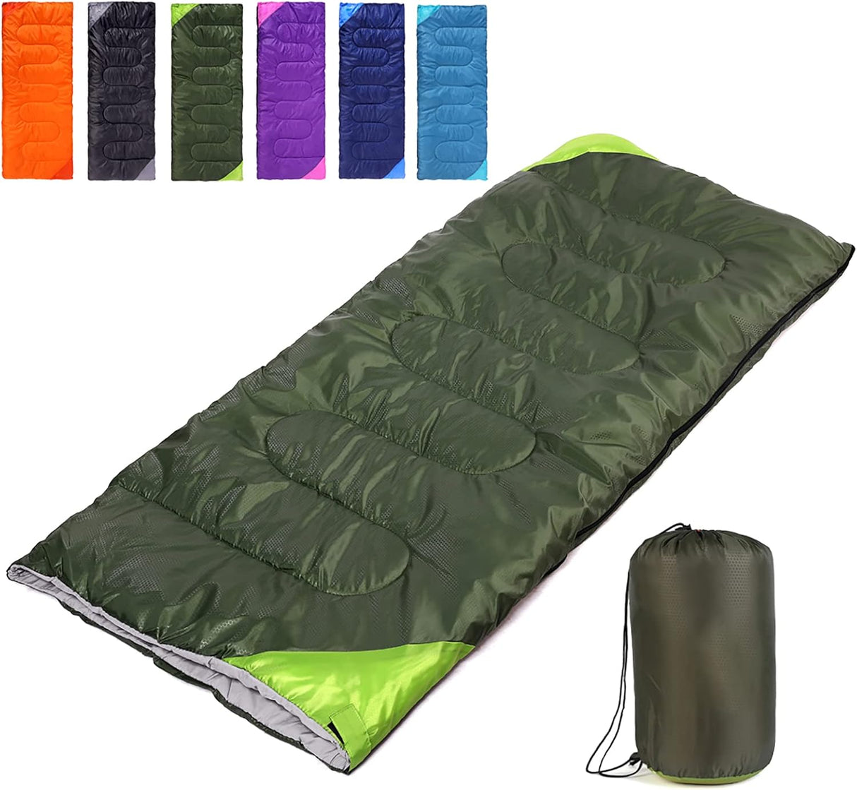 Saco de dormir de camping para adultos ligero impermeable