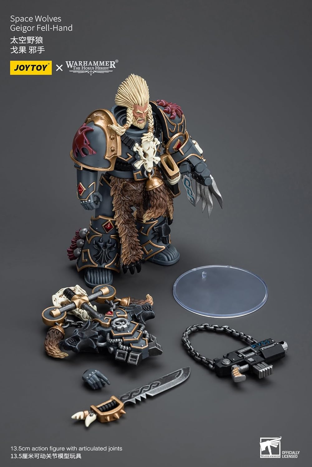Figura de acción coleccionable Space Wolves Geigor Fell Hand