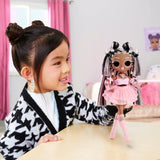 Muñeca con pelo que cambia de color, modas y accesorios - 4+