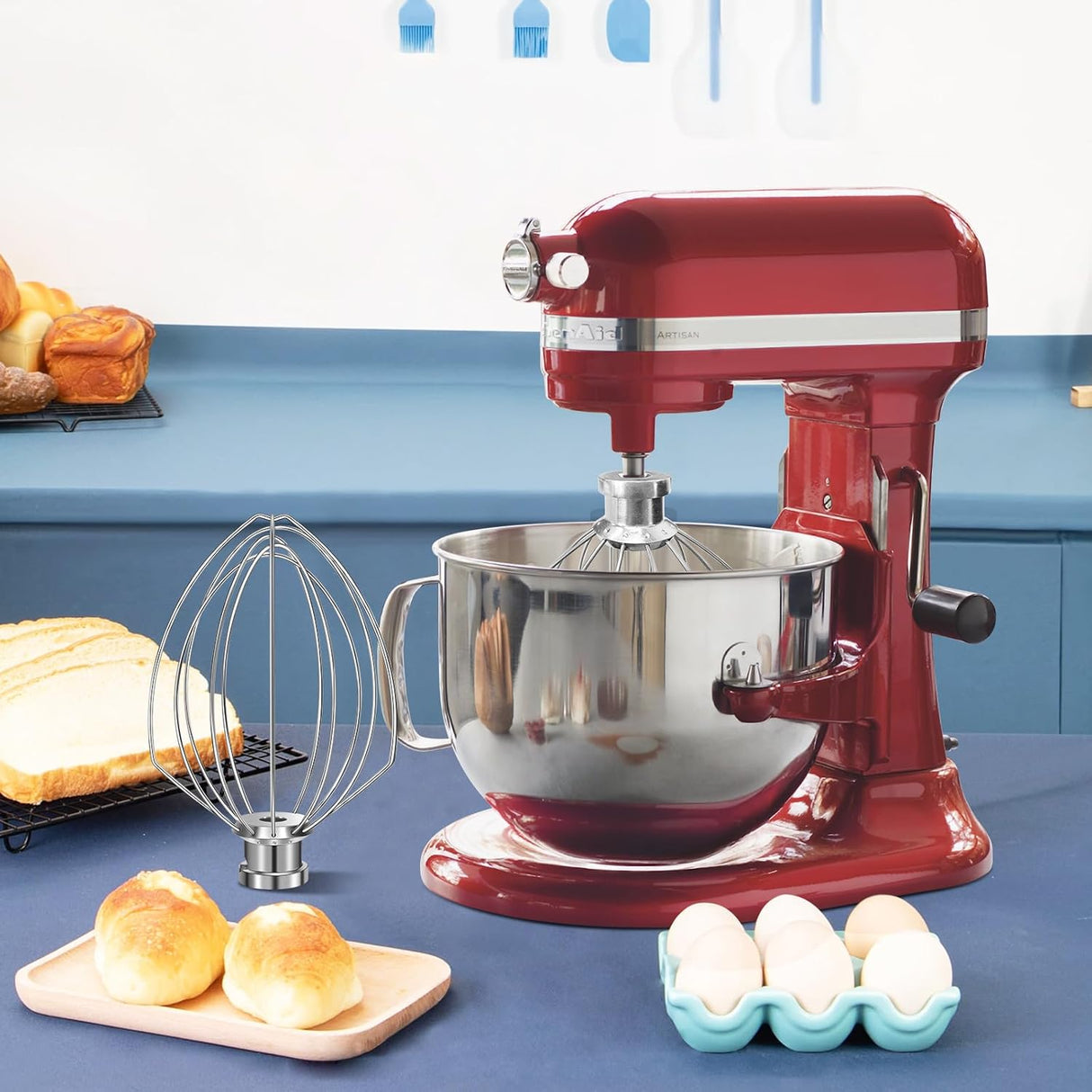 Batidor de alambre KN256, KitchenAid, 6 cuartos, modelo KV25