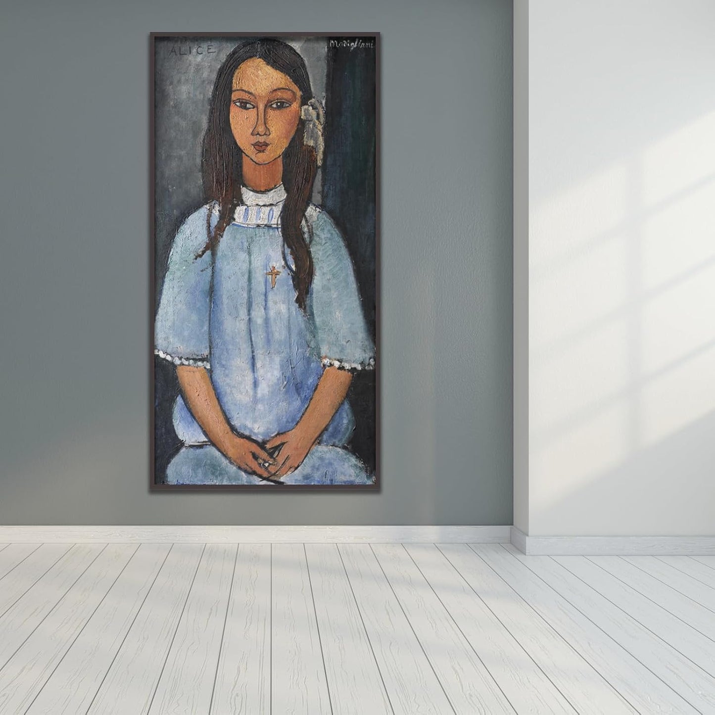 Póster de Amedeo Modigliani Retrato Famoso Decoración Hogar