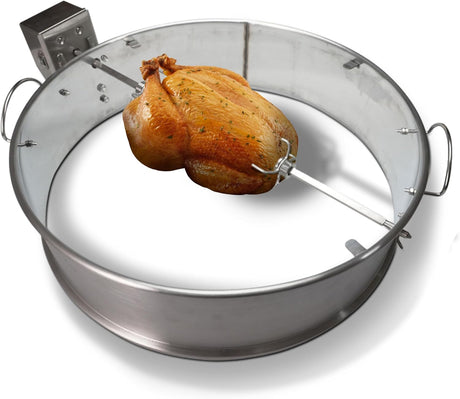 Kit de Rotisserie SnS Grills para Parrillas Kettle de 22