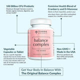 Suplmento Equilibrio complejo dietético de la salud vaginal