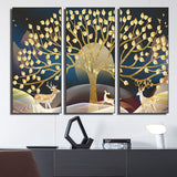 Stickers de Árbol Dorado, Arte de Pared para Decoración