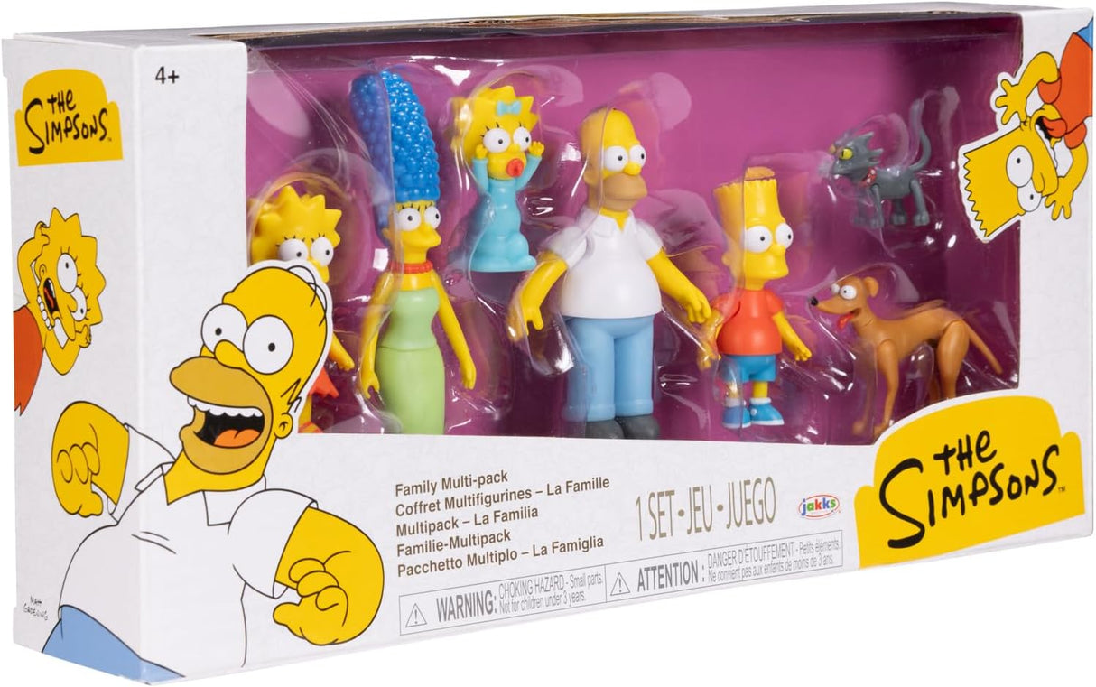 Figuras de Acción Los Simpsons, Disney, Pack Familiar 2.5”