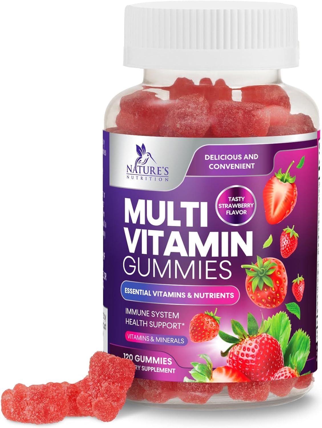 Suplemento Gomitas multivitamínicas para adultos extra fuert