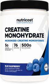 Creatina Monohidratada Nutricost 500 Gramos (1.1 LBS)