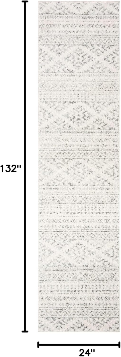 Alfombra Runner Tulum - Diseño Tribal Marroquí, Fácil Cuidado