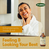 Aceite de Linaza Orgánico Flora - Prensado en Frío - 32 oz