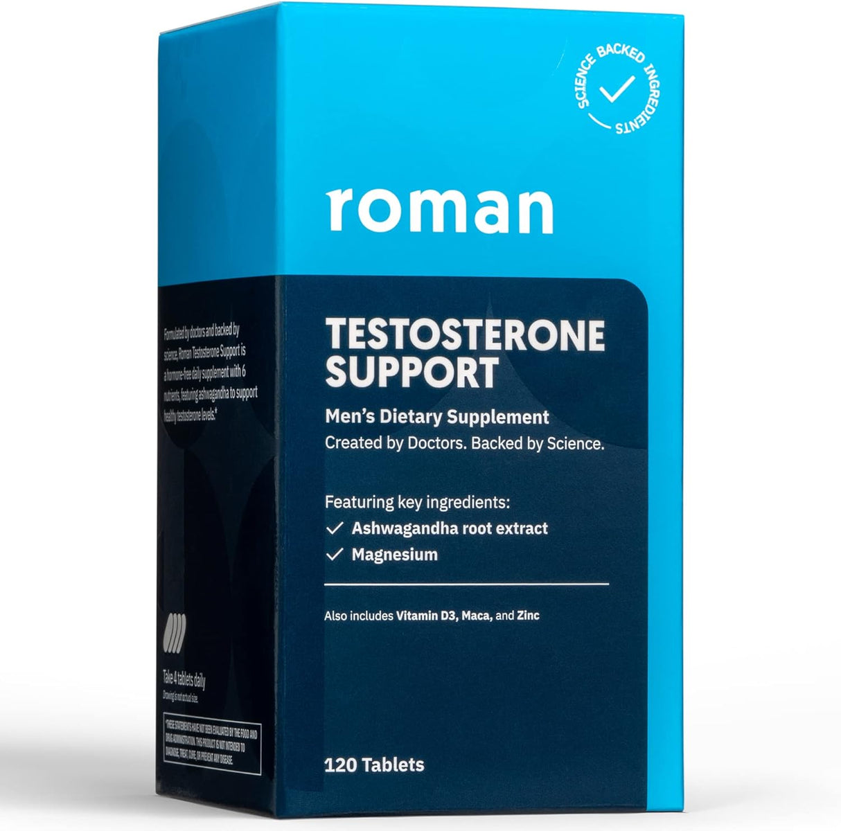 Suplementos Alimenticios de testosterona 120 tabletas