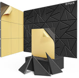 Paneles Acústicos 18 Pack, Espuma Aislante 12x12x0.4